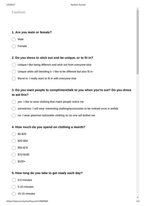 Sample Survey Questionnaire, Survey Questionnaire Design, Fashion Stylist Questionnaire, Personal Stylist Questionnaire, Bridesmaid Survey Questions, Fashion Questionnaire, Fashion Design Classroom, Questionnaire Sample, Questionnaire Design