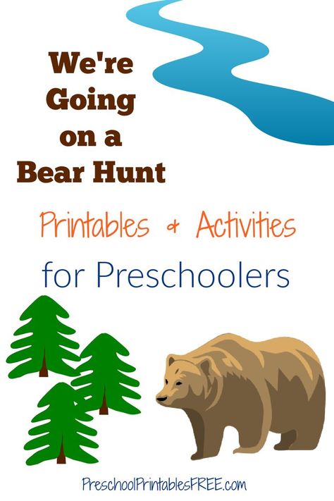 Were Going On A Bear Hunt Craft, Going On A Bear Hunt Preschool, Preschool Bear Songs, Going On A Bear Hunt Craft, Going On A Bear Hunt Song, Bear Books For Preschool, Were Going On A Bear Hunt, We Are Going On A Bear Hunt, Bear Hunt Worksheet