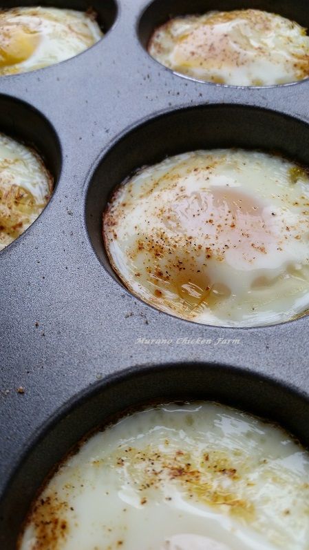 Eggs In A Muffin Tin, Oven Baked Eggs, Eggs In Oven, Egg Benedict, Baked Eggs Recipe, Pan Frying, Tin Recipes, Oven Pan, Muffin Tin Recipes