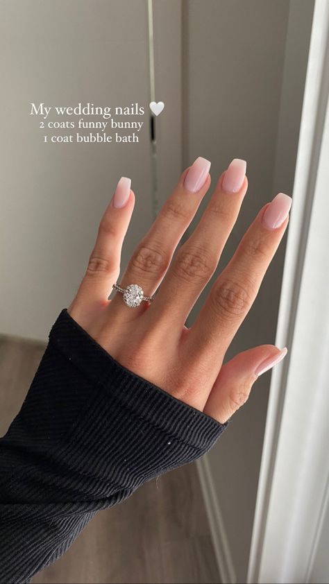 Engagement Nails, Bridesmaids Nails, 2025 Wedding, Wedding Nails For Bride, Nails Wedding, Bride Nails, Neutral Nails, Girls Nails, Dipped Nails