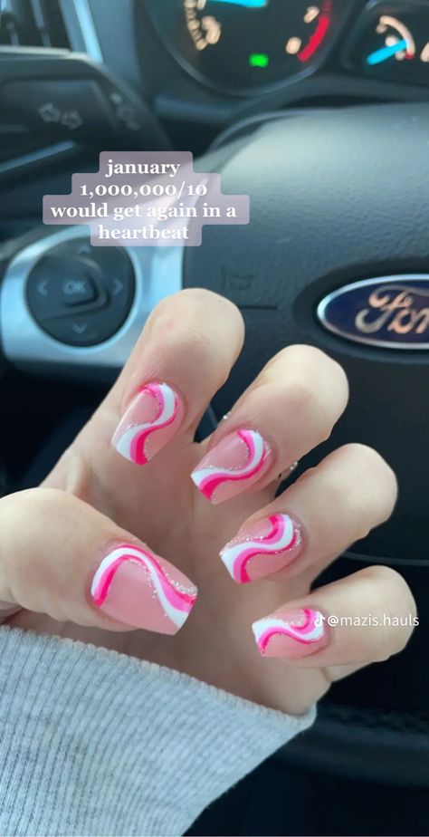 Cute Short Acrylic Nails Square Pink With Glitter, Shorts Nails Ideas Gel, Cute Nails For 14th Birthday, Cute Nails For Nine Year Olds, Acrylic Nails For Kids 8-9 Short, Cute Short Square Nails Pink, Nails For 10-11, Cute Nails For 13 Yrs Old, Kid Acrylic Nails Short