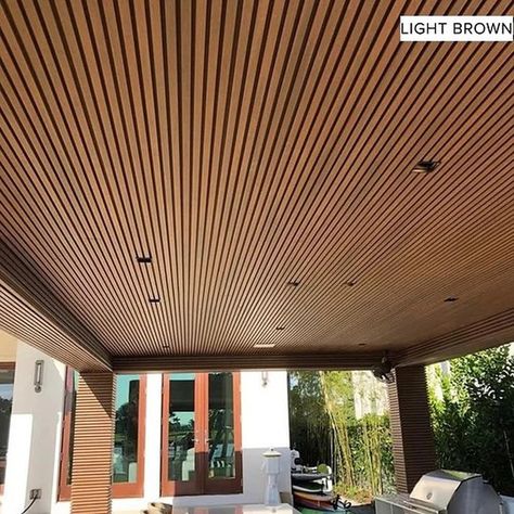 Outdoor wall panels offer a seamless blend of style and functionality, providing a versatile solution for any outdoor space. Our cladding options are designed to withstand the elements while adding a touch of sophistication to your exterior design. Transform your outdoor area with our innovative fluted panels and elevate your space to new heights. ✅ For additional information, feel free to contact us via WhatsApp using the following contacts: 0705 464 8003 We deliver to all state in Nigeria... Wood Paneling Exterior House, Composite Cladding Exterior, Cedar Siding Exterior, Cedar Siding Colors, Outdoor Cladding, Exterior Wood Trim, Exterior Siding Colors, Exterior Wall Panels, Composite Siding