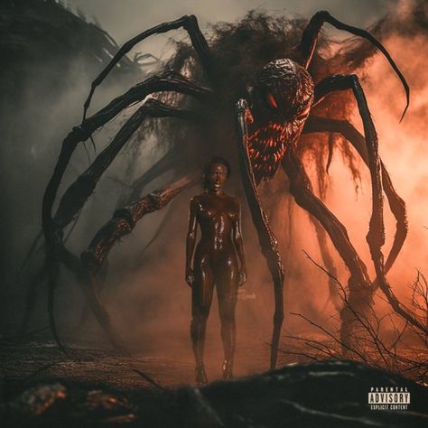 Doja Cat Spider, Scarlet Doja Cat Aesthetic, Scarlet Doja Cat, Doja Cat Album Cover, Justin Bieber Adidas, Doja Cat Scarlet, Eerie Photography, Cat Icon, Black Love Art