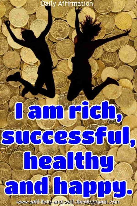 Image for the Daily Affirmation, "I am rich, successful, healthy and happy." Manifestation Abundance, Lucky Wallpaper, My Dream Board, Money Vision Board, I Am Rich, Amazon Gift Card Free, Wealth Affirmations, Success Affirmations, Daily Affirmation