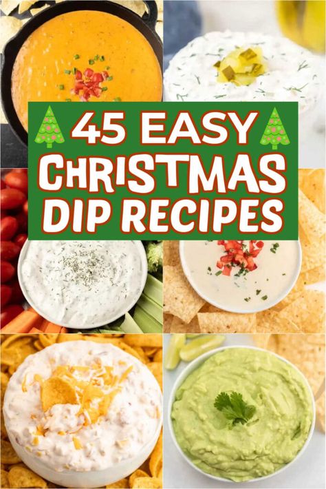 We’ve rounded up some of the best Christmas dip recipes you have to try! They are simple to make and are the perfect appetizers. We’ve rounded up some of the best Christmas dip recipes you have to try! #christmasonadime #christmasdips #dipsforchristmas Christmas Party Chips And Dip, Christmas Veggie Dip, Easy Dips For Christmas Party, Cold Chip Dip Recipes Easy, Christmas Queso Dip, Dips And Appetizers For Christmas, Holiday Party Dips Appetizers, Christmas Party Dip Ideas, Christmas Dip Recipes Appetizer Ideas