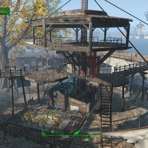 5 Likes, 7 Comments - The Mechanist Sam (@mechanistsam) on Instagram: “The center piece build to my castle. Side by side with the reference photo from yesterday. Not…” Fallout 4 Sanctuary, Fallout 4 Locations, Apocalypse House, Fallout Settlement, Fallout 4 Settlement, Fallout 4 Settlement Ideas, Post Apocalyptic Games, Zombie Life, Fallout Fan Art