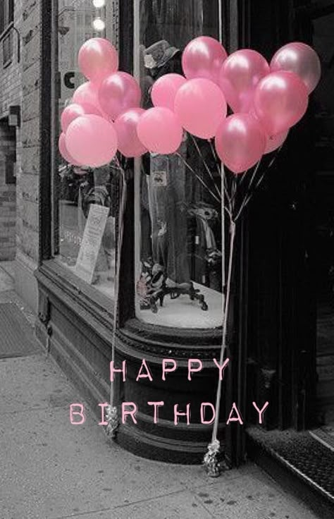 Birthday Wishes Greetings Friend, Color Splash Photography, Splash Photography, Colour Splash, Happy Birthday Messages, Pink Balloons, All Things Pink, Happy B Day, Tickled Pink