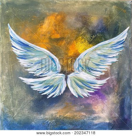 Painting Angel Wings, Wings Painting, Wings Wall Art, Wings Artwork, Angel Wings Painting, Phad Painting, Angel Wings Drawing, Angel Wings Wall Art, Angel Wings Art