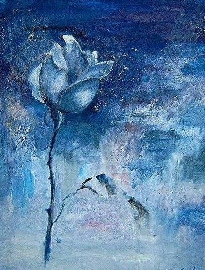 Rose Art, Blue Roses, Feeling Blue, Arte Floral, Blue Art, Blue Rose, Claude Monet, Blue Aesthetic, A Rose