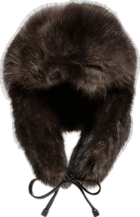 30+Stylish+Winter+Hats+That+Aren't+Beanies+  - ELLE.com Stylish Winter Hats, Cute Winter Hats, Fur Trapper Hat, Fur Trapper, Russian Hat, Trapper Hat, Digital Closet, Trapper Hats, Dr Closet