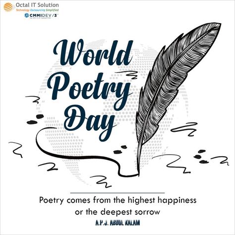 World Poetry Day World Poetry Day, Poetry Day, Abdul Kalam, World Days, Festival Celebration, Human Soul, Your Soul, This World, Poets