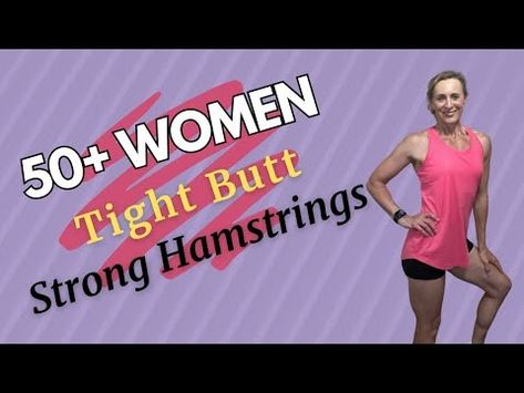 25-Minute Hamstring & Butt Workout/Beginners/Women Over 50 - YouTube Banana Roll, Exercises For Women, Strong Legs, Get Stronger, Thigh Exercises, Workout For Beginners, Women Over 50, Over 60, Strength Training