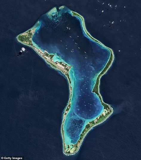 Diego Garcia is a British Indian Ocean Territory and the largest of the islands in the Cha... Chagos Archipelago, British Overseas Territories, Diego Garcia, Monkey Island, Porto Rico, Island Map, Military Base, Remote Island, Military Personnel