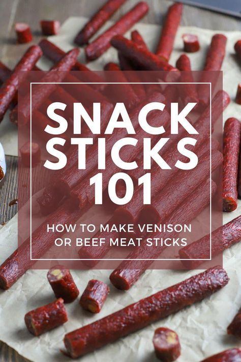 #SteakhouseFavoritesatHome Deer Meat Snack Sticks, Homemade Beef Sticks How To Make, Processing Elk Meat, Elk Snack Sticks, Diy Beef Sticks, Homemade Beef Sticks, Homemade Slim Jims, Smoked Beef Sticks Recipe, Homemade Meat Sticks