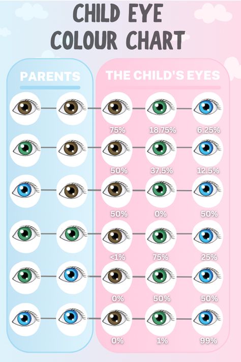 Baby Eye Color Chart Natural Eye Color Chart, Eye Color Genetics, Eye Colours Chart, How To Change Your Eye Color, How To Change Your Eye Color Naturally, A10 Eyes, Eye Type Chart, How To Change Eye Color Naturally, Eye Colour Chart