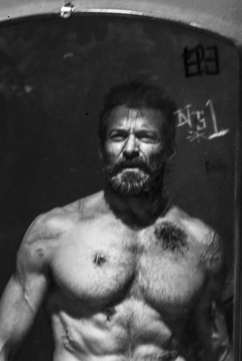 Hugh Jackman Aesthetic, Wolverine Logan Art, Hugh Jackman Logan 2017, Hugh Jackman Art, Logan Wolverine Art, Logan Aesthetic, Wolverine Aesthetic, Logan Hugh Jackman, Hugh Jackman Shirtless