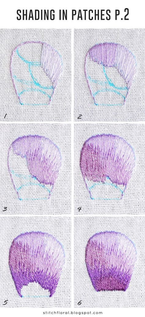 Needlepainting tips part 5: shading in patches #embroidery #handembroidery #stitch #tutorials #needlework Patches Tutorial, Patches Embroidery, Crewel Embroidery Kits, Embroidery Stitches Tutorial, Learn Embroidery, Pola Sulam, Silk Ribbon Embroidery, Crewel Embroidery, 자수 디자인