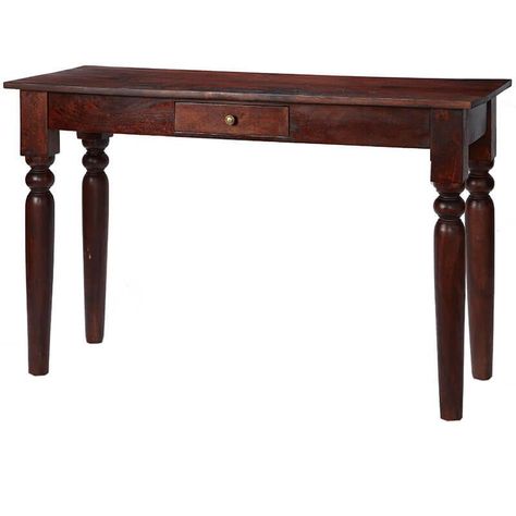 Jaipur Dark Mango Console Table Jaipur Dark Mango Console Table is Handmade using sustainable Solid Mango Wood Planks with Dark Wood... Shop Now >> https://www.furnituresuppliesuk.co.uk/?p=12262 - #consoletable #consoletables #darkmango #darkmangofurniture #darkmangowoodfurniture #darkwoodfurniture #entrancehallfurniture #hallconsoletable #hallfurniture #hallfurnitureuk #halltable #hallwayconsoletable #hallwayfurniture #hallwaywoodfurniture #hallwaywoodenfurniture #handmadefurniture #instock Entrance Hall Furniture, Silver Console Table, Traditional Console Tables, Hall Console, Italian Bedroom Sets, Leather Bed Headboard, Large Bookcase, Dark Wood Furniture, Hall Furniture