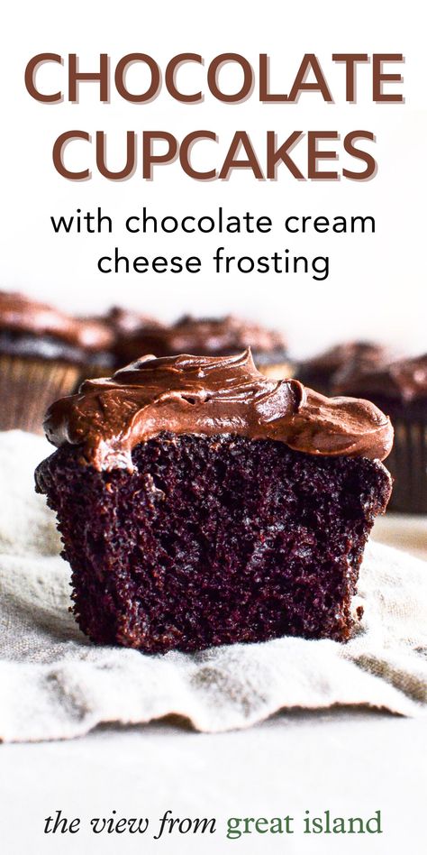 Chocolate Cake Icing, Chocolate Icing Recipes, Best Chocolate Cupcakes, Chocolate Cream Cheese Frosting, Easy Frosting, Chocolate Frosting Recipes, Recipe Cake, Cream Cheese Frosting Recipe, Chocolate Cream Cheese