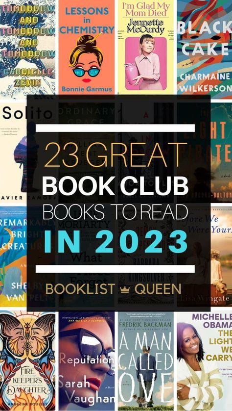 Looking for book club recommendations for 2023? Just choose one of these top 23 book club books for 2023. You won't go wrong with these best new book releases and discussion-worthy book club favorites to read with your book club. book club book 2023 | best book club books 2023 | book club reads | best books to read in 2023 | book club recommendations 2023 Books For 2023, Book Club Recommendations, Best Book Club Books, Books 2023, Book Club Reads, Big Books, Books You Should Read, Reading Rainbow, Top Books To Read