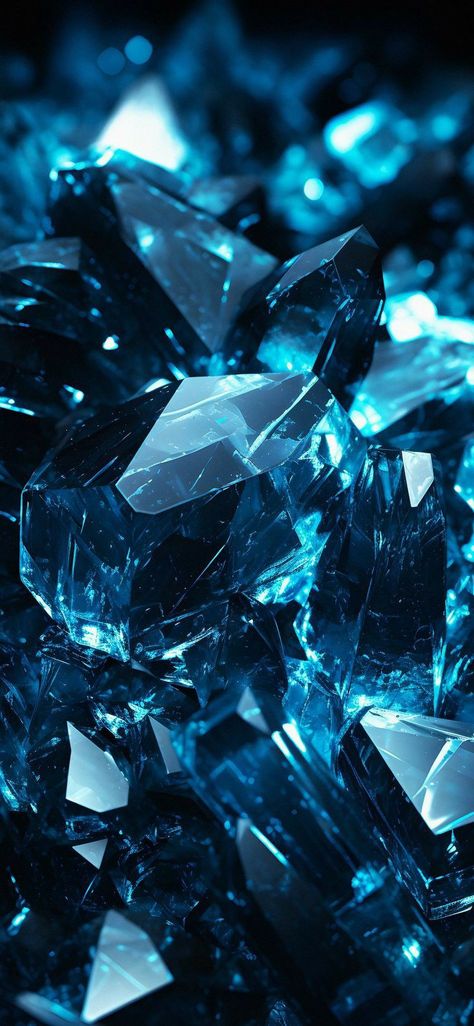 Dark Blue Crystals Aesthetic, Saphire Aesthetics, Dark Blue Magic Aesthetic, Blue Sapphire Aesthetic, Aquamarine Aesthetic Wallpaper, Blue Crystal Wallpaper, Obsidian Wallpaper, Crystal Aesthetic Wallpaper, Dark Crystal Art