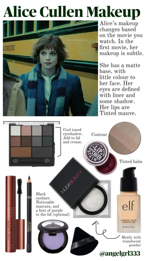 Alice Cullen Makeup, Cullen Outfits, Alice Cullen Outfits, Alice Cullen Aesthetic, Twilight Makeup, Cullen Aesthetic, Makeup Vampire, Twilight Outfits, Makeup Prep