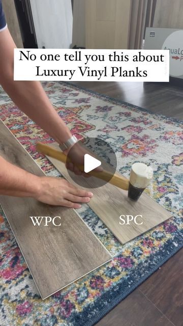 Baltic Flooring Inc | Jacksonville, FL Flooring Showroom on Instagram: "➡️Thicker floors doesn’t make the floors better quality..    In the video, the planks that was left with dents is WPC luxury vinyl (Plastic composites) which means anything heavy standing on the floors will leave in-dents.  The floor is much softer and even though you’ll buy a thicker Luxury Vinyl, the material will still be soft.    With each year, new floors are produced with BETTER QUALITY!    The second floor is also luxury vinyl but it’s SPC Rigid Core(stone composite) which means there’s stone material in the planks making it very durable. Hitting the top with a hammer didn’t leave any dents.    Both products are Luxury Vinyl but the only difference is one is make from plastic and the other from stone.   When cho Cottage Flooring Vinyl, Flooring Luxury Vinyl Plank, Budget Friendly Flooring Ideas, Vpf Flooring, Waterproof Flooring Ideas, Durable Flooring Ideas, Laminate Flooring Ideas, Second Floor House Design, Vinyl Flooring Ideas