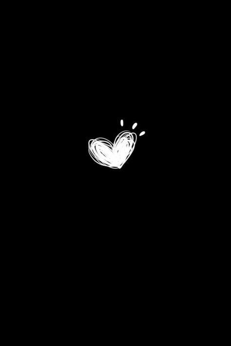 Love You Black Wallpaper, Heart Drawing Black Background, Black Wallpaper For Instagram Highlight, Black Wellpepr, Heart Black And White Wallpaper, Black Screen With Heart, Black Wallpaper Aesthetic Heart, Black Heart Dp, Heart Wallpaper Aesthetic Black