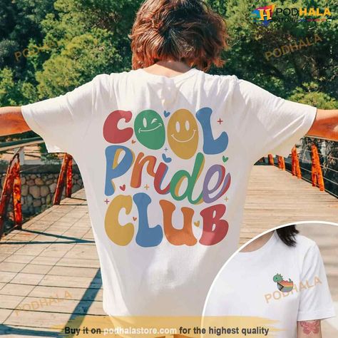 Cool Pride Club Shirt, Gay Pride Shirt, Lgbt Rainbow, Gay Pride Month Merch Check more at https://podhalastore.com/product/cool-pride-club-shirt-gay-pride-shirt-lgbt-rainbow-gay-pride-month-merch/ Pride T Shirt Design, Pride Shirts Ideas, Pride T Shirt Ideas, Pride Month Shirts, Pride Shirt Design, Pride Tshirt Design, Queer Tshirts, Pride Month Outfit Ideas, Pride Shirt Ideas