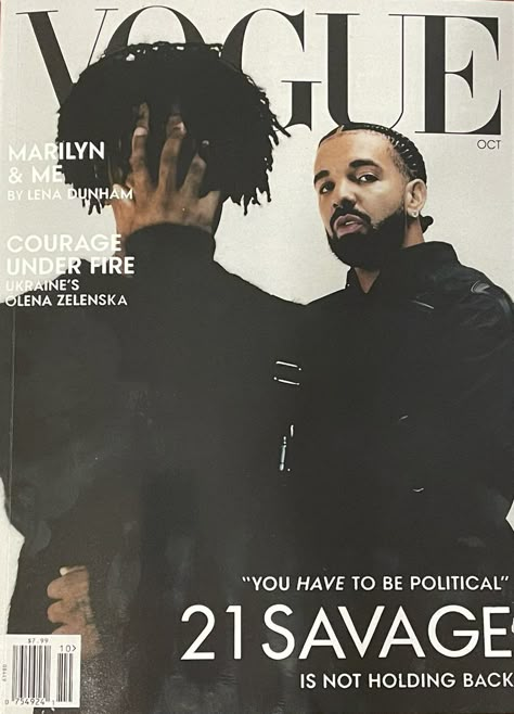 Drake And 21 Savage, Drake 21 Savage, Collaboration Poster, Vogue Aesthetic, Photowall Ideas, Wal Art, Music Poster Ideas, Artistic Elements, Music And Fashion