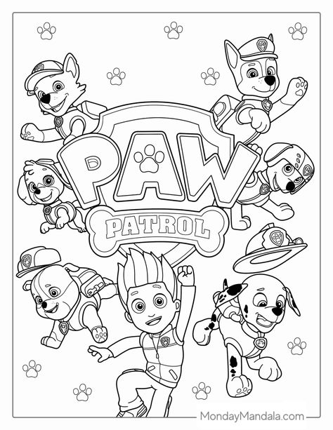 Paw Patrol Printables Free, Disney Coloring Pages Printables, Paw Patrol Printables, Disney Coloring Sheets, Free Kids Coloring Pages, Disney Princess Coloring Pages, Abc Coloring Pages, Paw Patrol Coloring, Paw Patrol Coloring Pages