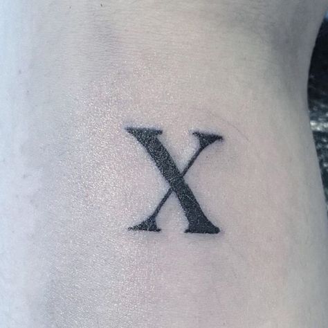 X Letter Tattoo On The Waist X Letter Tattoo, X Tattoo Letter, Letter X Tattoo, X Tattoo Design, Wrld Tattoos, X Tattoo Ideas, Juice Wrld Tattoos, Tattoo Symbols And Meanings, X Tattoos