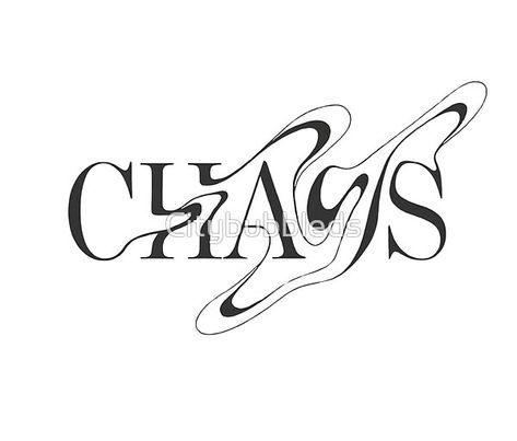 Chaos Typography Design, Cr Design, Typography Unique, Handwritten Typography, Word Design, Funky Fashion, Clothing Logo, Saved Pins, Anime Music