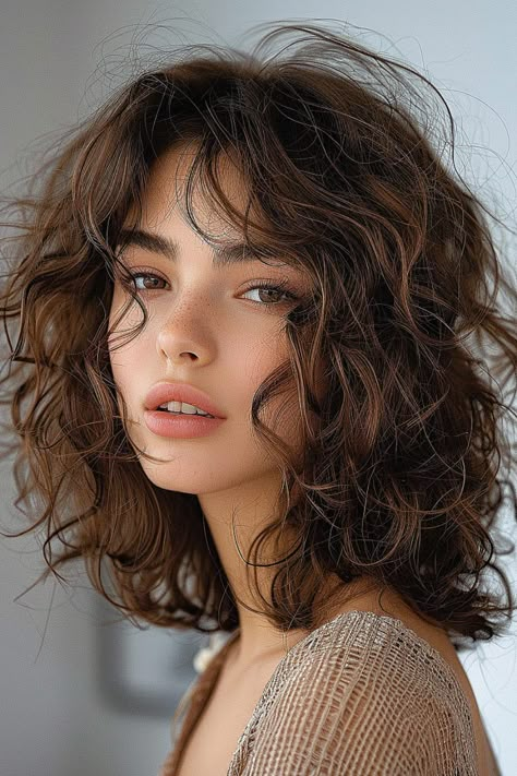 The Best Curly Hairstyles & Haircuts of 2024 Curly Lob Haircut, Corte Shaggy, Best Curly Hairstyles, Short Wavy Haircuts, Curly Lob, Fine Curly Hair, Wavy Hairstyles Medium, Wavy Haircuts, Natural Wavy Hair