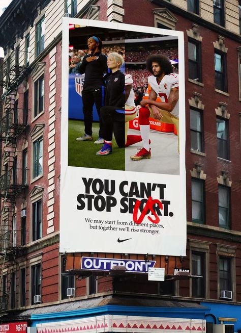 YOU CAN'T STOP SPORT. (US): CAMPAIGN ART DIRECTION, DESIGN, AND PRODUCTION. | Doubleday & Cartwright News Picture, Sport Art Direction, Social Awareness Campaign, Gloria Jeans, Sports Campaign, Arm Candies, Sports Advertising, Inter Miami Cf, Design Campaign