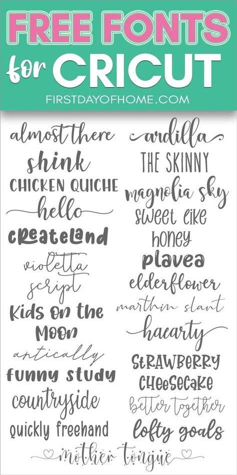 Cricut Font Combinations Free, Cricut Font Combinations, Best Cricut Fonts, Tshirt Making, Letters Tattoo, Alfabet Font, Free Fonts For Cricut, Font For Cricut, Cricut Projects Easy