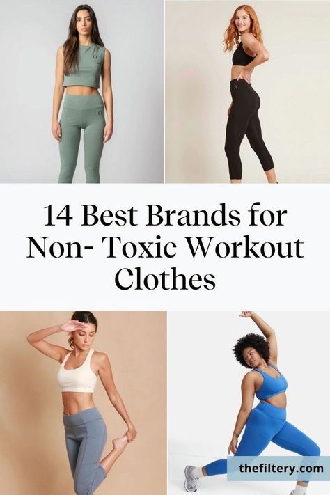 Discover 14 leading brands offering (almost) plastic free organic activewear. Our guide features the best organic workout clothes that align with a non toxic lifestyle. Choose non toxic athletic wear made from natural fabrics to enhance your fitness routine with sustainability in mind. Toxic Laundry Detergent, Organic Yoga Clothes, Non Toxic Skincare, Plastic Free Food Storage, Organic Body Scrub, Toxic Clothing, Organic Body Wash, Non Toxic Living, Organic Body Butter