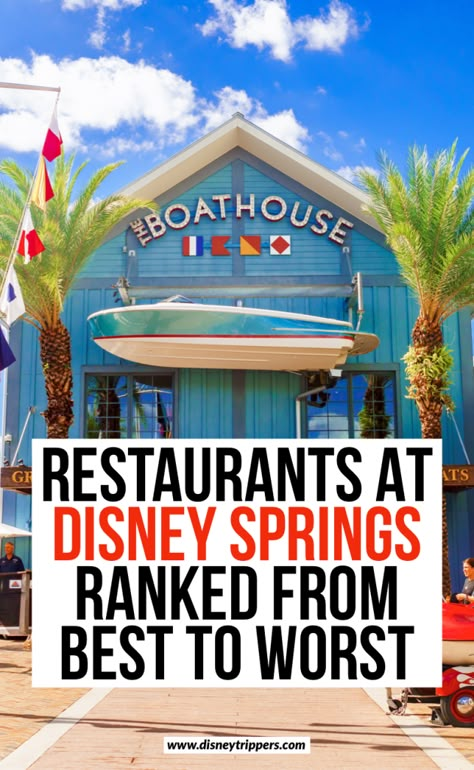 Disney Springs Orlando Restaurants, Best Disney Springs Restaurants, Disney Freebies, Disney Springs Food, Disney Springs Restaurants, Disney Springs Orlando, Disneyland Planning, Visit Orlando, Disney 2023