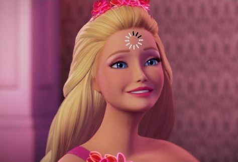 Barbie Funny Face, Funny Barbie Pics, Barbie Memes Funny, Cartoon Character Aesthetic, Aesthetic Small Tattoos, Barbie Humor, Princess Gone Bad, Kiri Avatar 2, Wispy Curtain Fringe