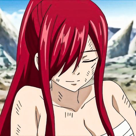 Red Hair Cartoon, Hair Cartoon, Anime Cover, Erza Scarlet, Anime Cover Photo, Art And Culture, Cover Photo, Unique Art, Scarlet