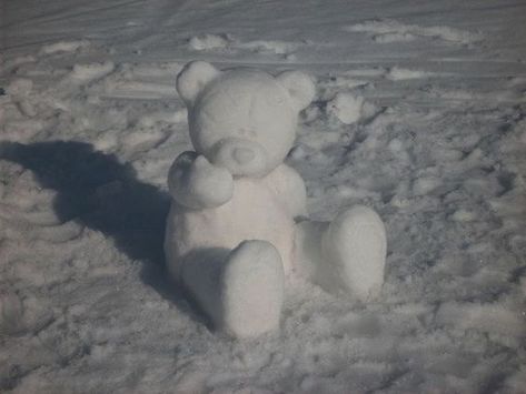 Gabriella Aesthetic, White Teddy Bear, Snow Sculptures, Winter Princess, Christmas Aesthetic Wallpaper, Snow Princess, Snow Angel, I Love Winter, Christmas Feeling