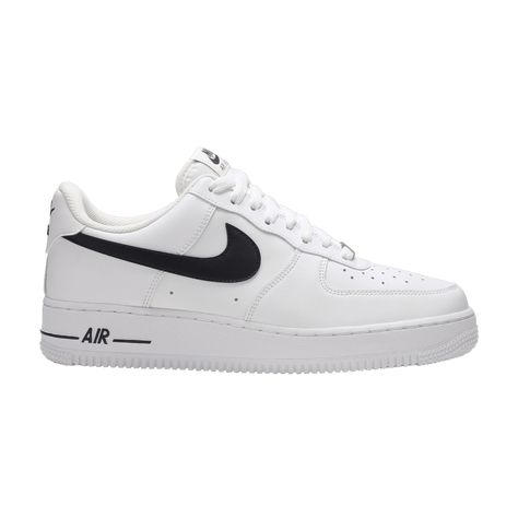 Shop Air Force 1 '07 AN20 'White Black' - Nike on GOAT. We guarantee authenticity on every sneaker purchase or your money back. Air Force Noir, Air Force 1 Noir, Nike Air Force Black, Nike Air Force White, Zapatillas Nike Air Force, Tenis Air Force, White Air Force Ones, Nike Air Force 1 Outfit, Air Force Shoes