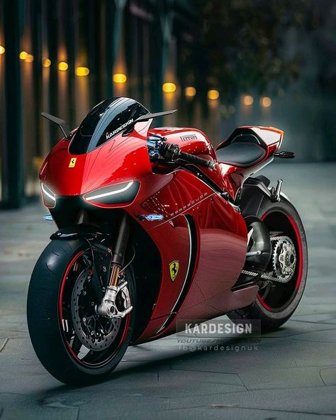 Ferrari Bike, Ducati Bike, Ducati Motorbike, Ducati Supersport, Bagger Motorcycle, Custom Sport Bikes, Ferrari 360, Futuristic Motorcycle, Power Bike