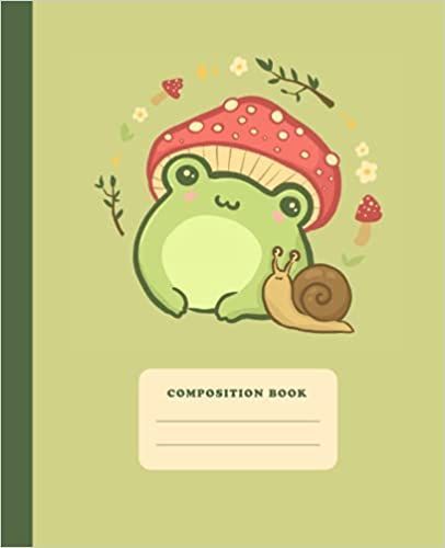 Perfect for jotting down your thoughts, journaling in the nature or using it as a composition notebook. Original cover illustration of a frog wearing a mushroom hat and a friendly snail.
Unique gift idea for kawaii style and cottagecore aesthetic fans. Perfect for teen girls and boys, young adults or any frog lover out there. Cute Frog With Mushroom Hat, Frog With Mushroom Hat, Frog With Mushroom, Kawaii Cottagecore, Book Cover Art Diy, College Ruled Notebook, Frog Theme, Journal For Kids, Notebook Cover Design