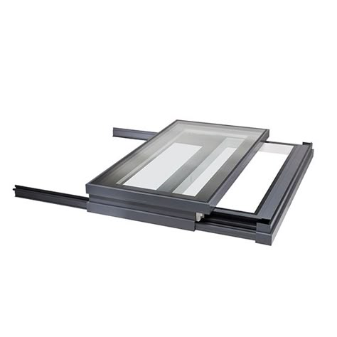 sliding-over-roof-opening-roof-light-009-555x555 Roof Access Hatch, Flat Roof Skylights, Sliding Roof, Roof Skylight, Roof Hatch, Roof Lights, Roof Ceiling, Retractable Pergola, Retractable Roof