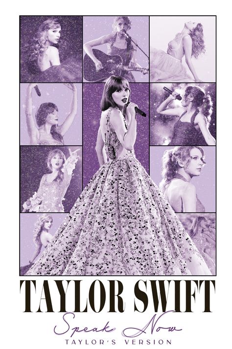 Speak Now Era, Taylor Swift Birthday, Taylor Swift Speak Now, Estilo Taylor Swift, Taylor Swift Cute, Taylor Swift Posters, Taylors Version, Poster Room, Tour Posters