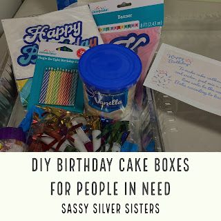 Birthday Cake In A Box Care Packages, Birthday Kits For Food Pantry, Birthday Cake Kits For Food Pantry, Birthday Cake Boxes For People In Need, Diy Birthday Box, Cake Mix And Soda, Blessing Bag, Birthday Boxes, Birthday Care Packages