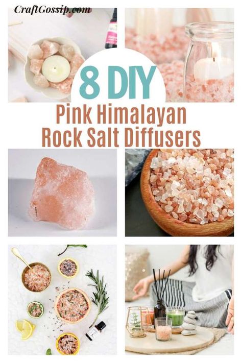 How To Make A Himalayan Salt Essential Oil Diffuser – Home and Garden Himalayan Salt Diffuser, Himalayan Salt Crafts, Uses For Himalayan Pink Salt, Diy Salt Lamp, Himalayan Salt Lamp Diy, Diy Candles From Old Candles, Salt Diffuser, Himalayan Salt Candle Holder, Himalayan Salt Candle