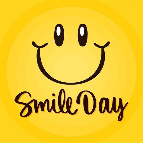 World smile day lettering with face Free... | Free Vector #Freepik #freevector #background #banner #world #typography World Smile Day, Smile Day, Coffee Friends, Think Positive, Smiley Faces, Always Smile, Acts Of Kindness, Random Acts Of Kindness, Happy Face