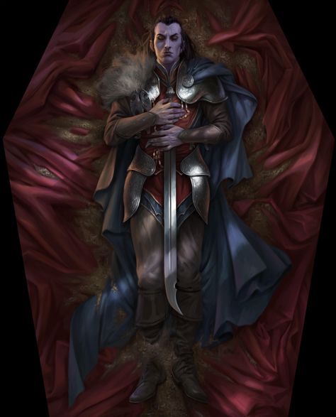 Strahd Dnd Fanart, Curse Of Strahd Art, Cos Campaign, Storm Kings Thunder, Horror Vampire, Curse Of Strahd, Dnd Campaign, Vampire Art, Dungeons And Dragons Characters